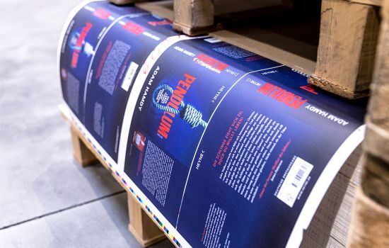 Offsetdruck Buchumschlag Druckbogen