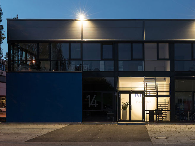 Außenansicht RMO Offsetdruckerei in München